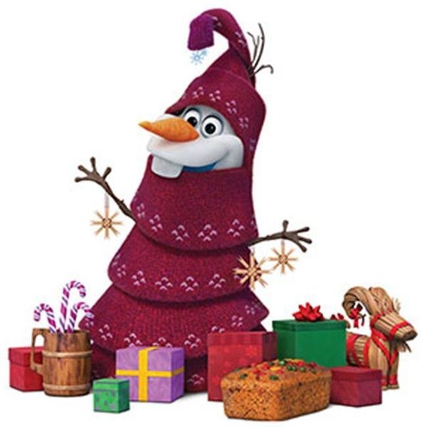 Back2Basics 45 x 44 in. Olaf Knitted Tree - Disneys Olafs Frozen Adventure BA154923